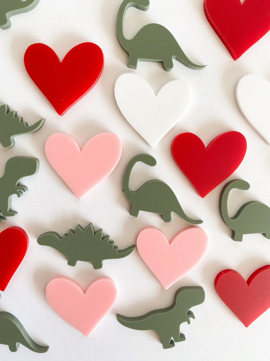 Extra Rewards Tokens (Dinos + Hearts) (Set of 27)